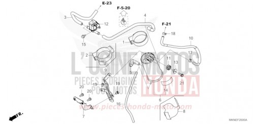 CUVETTE CBR650RAK de 2019